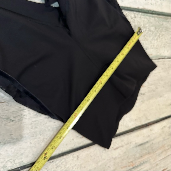 Lululemon 6 Wunder Under High-Rise Tight Flocked 28 leggings black lace floral - Picture 11 of 11